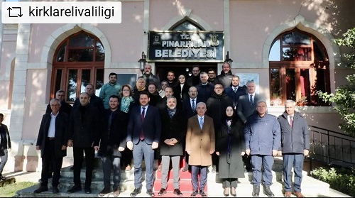 Valimiz Sayın Uğur Turan, Pınarhisar İlçe ziyareti kapsamında Pınarhisar Belediye Başkanı İhsan Talay'ı ziyaret etti.