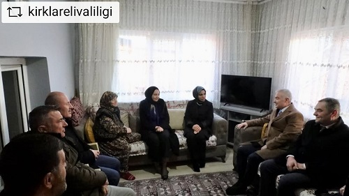 Valimiz Sn. Uğur TURAN,aziz şehidimiz Hüseyin Karataş’ın bizlere en değerli emaneti olan baş tacımız ailesini ikametlerinde ziyaret etti.